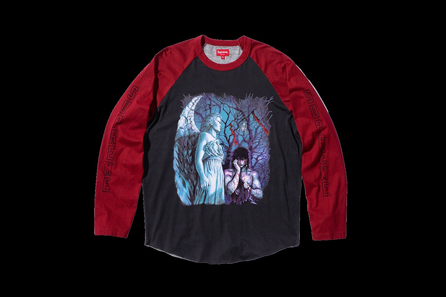 Supreme/The Crow Raglan L/S Top view 2